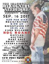 My Country Needed Me VFW Noblesville Ride 2017