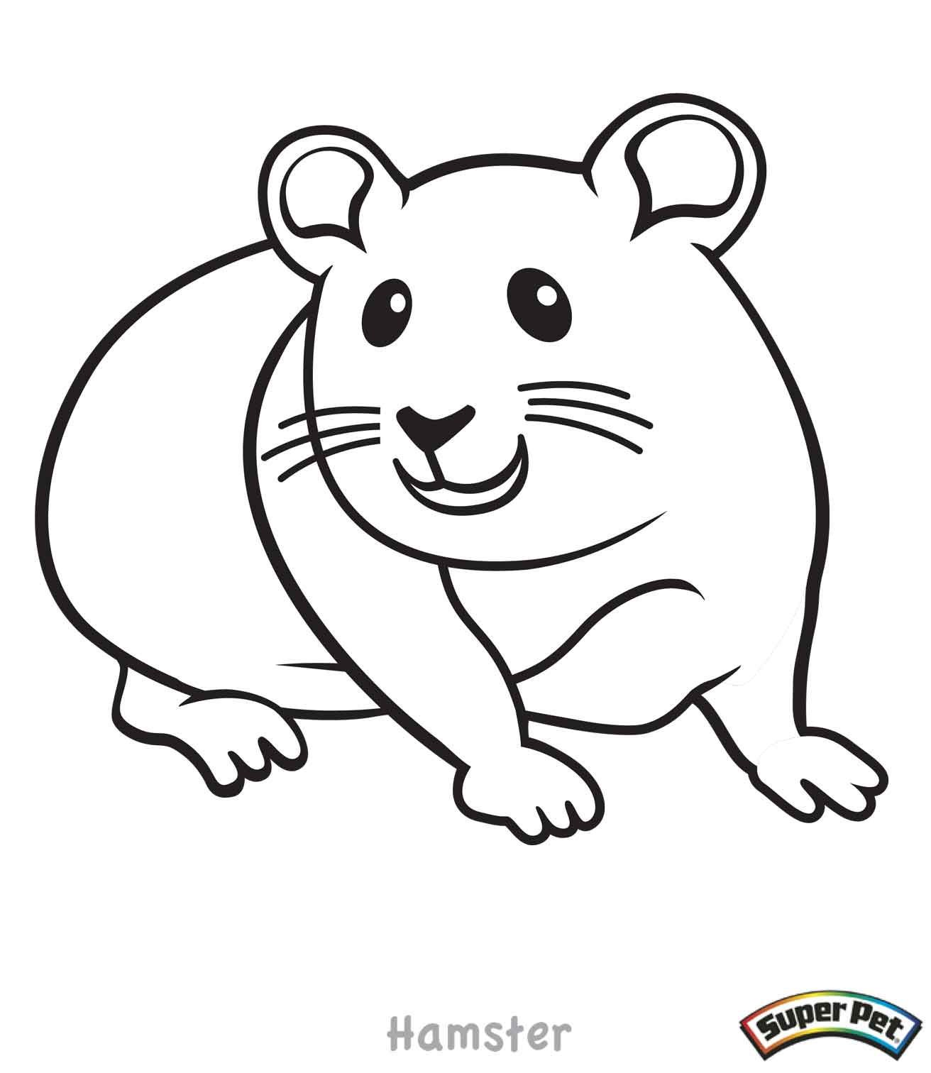 Hamster Coloring Pages #1 Hamster Coloring Pages #1