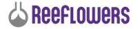 reeflowers logo Purple reeflowers logo Purple