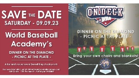 world baseball academy dinner on the diamond 2023 event