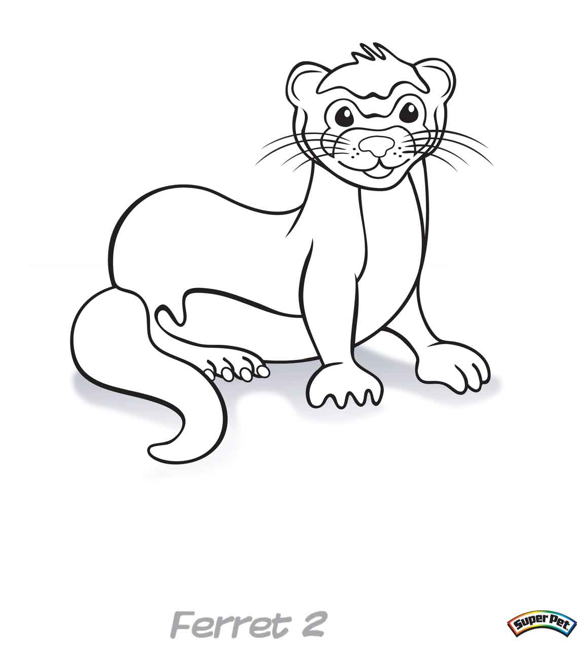 Ferret Coloring Pages - Kidsuki
