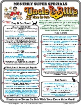 Uncle Bills Handflyer Sale Specials March 2026 page 1