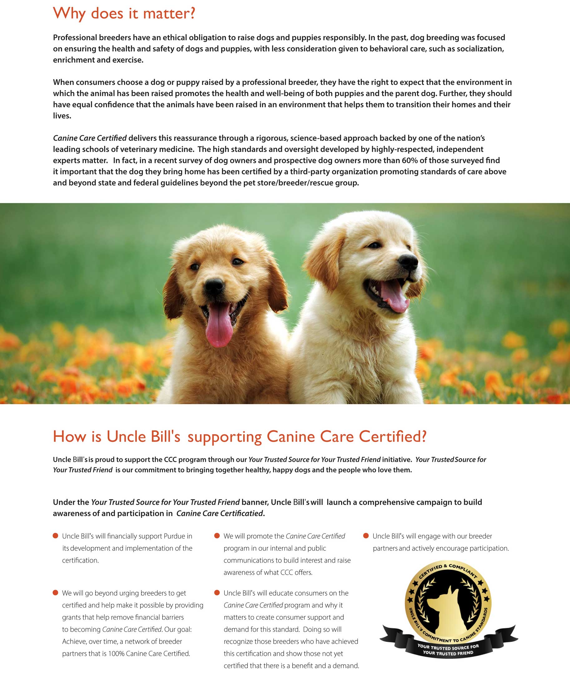 Canine Care Certification Uncle Bills page 2