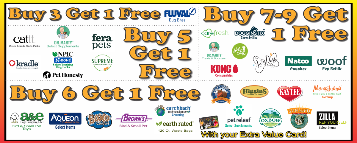 Uncle Bills Frequent Buyer Programs Buy 3 to Buy 9 Get 1 Free